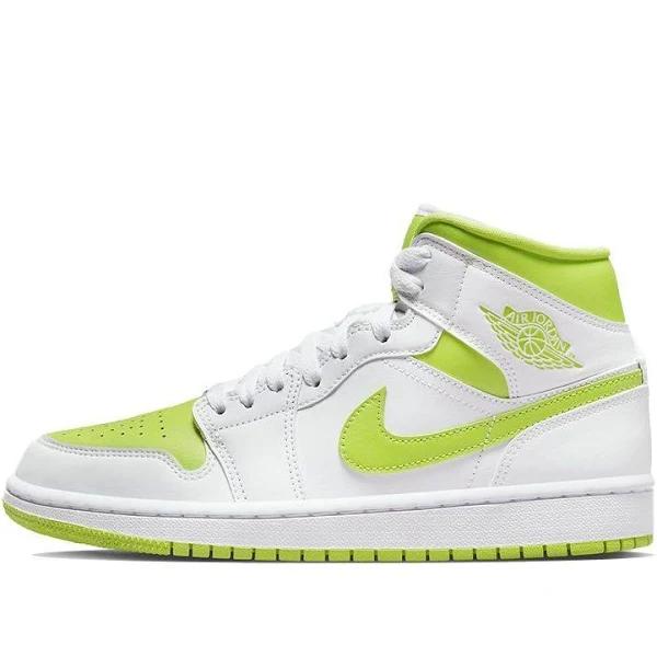 Jordan 1 Mid White Lime (Women's)