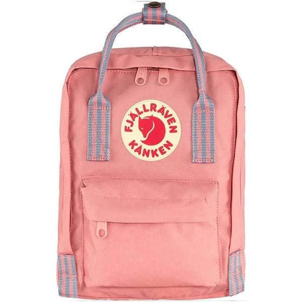 Fjallraven Kanken Mini Backpack - Pink Long Stripes