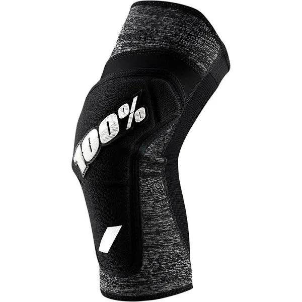 100 Percent Ridecamp Knee Guard Grey Heather/Black