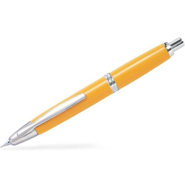 Pilot Capless Yellow Rhodium Trim Fountain Pen