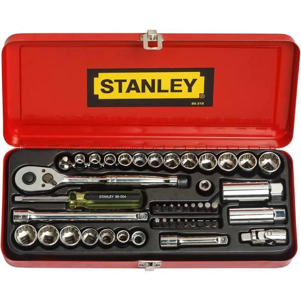 Stanley 46 Piece 3/8" Drive Metric & Imperial Socket Set - 89-516