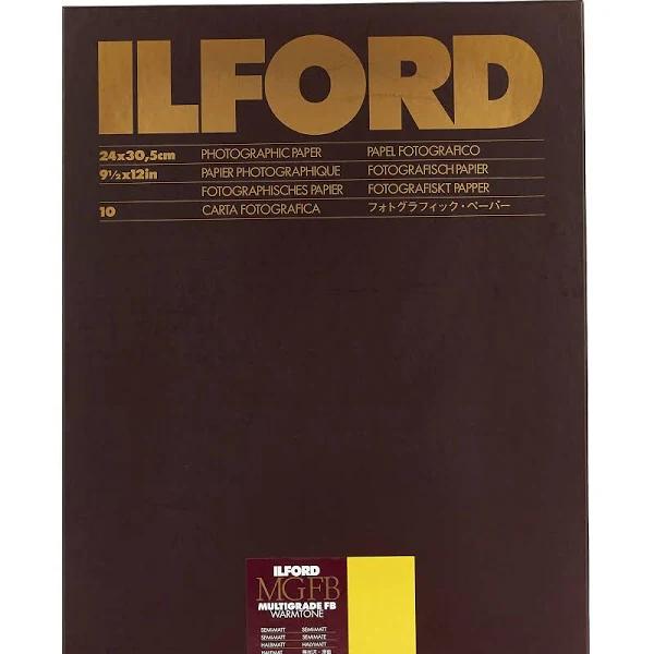 Ilford Multigrade Fb Warmtone Paper (Semi-Matt, 9.5 x 12" , 10 Sheets)