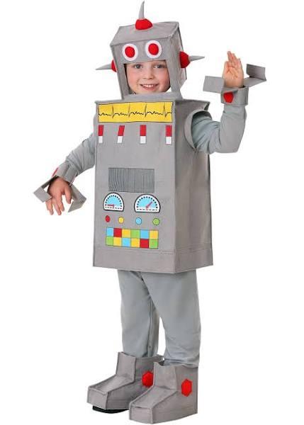 Robot Rascal Toddler Costume | Kids | Boys | Gray | 4T | Fun Costumes