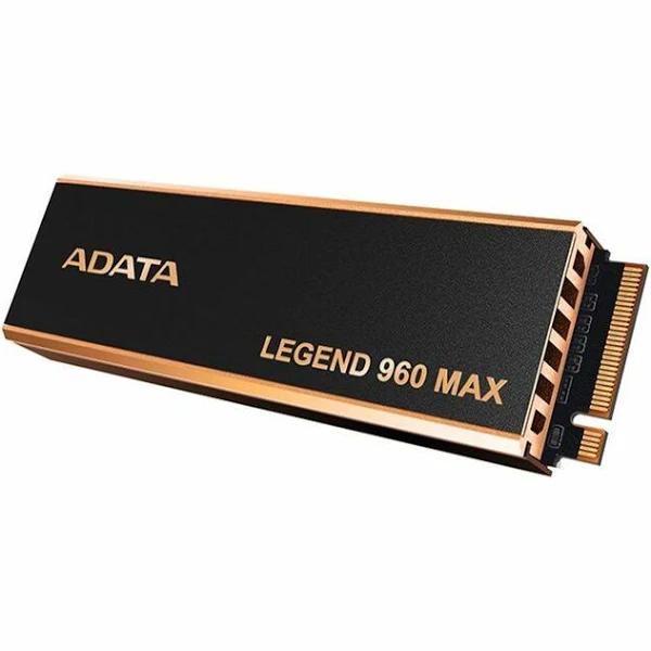 ADATA Legend 960 Max 4TB M.2 NVMe Internal SSD PCIe Gen 4 - Up to 7400MB/s Read - Up to 6800MB/s Write - Backward Compatible With Gen 3