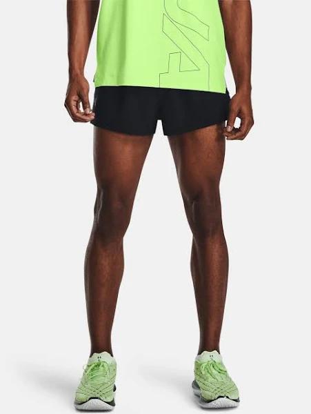 Under Armour Launch Run Split Shorts Black - L