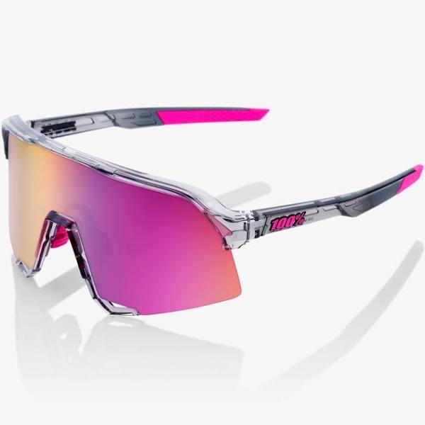 100percent S3 Sunglasses Grey Purple Multilayer Mirror Lens/CAT3