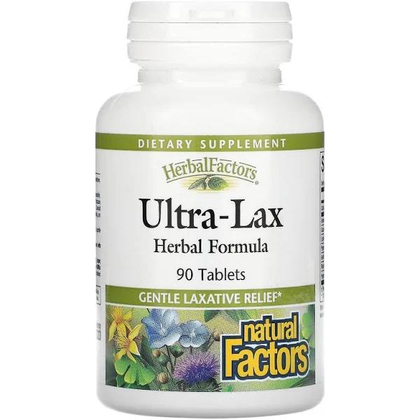 Natural Factors Ultra-Lax Herbal Formula 90 Tablets