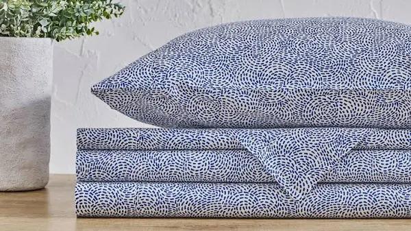 Ngunandhira Muruwari Navy Sheet Set - King Single