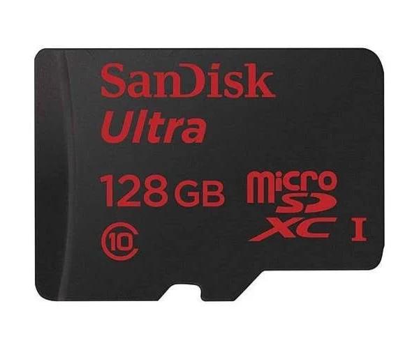 SanDisk Mobile Ultra 128GB microSDHC Class 10 Memory Card 80Mbps