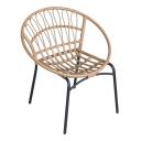 Marquee Rattan Wicker Chair - Natural