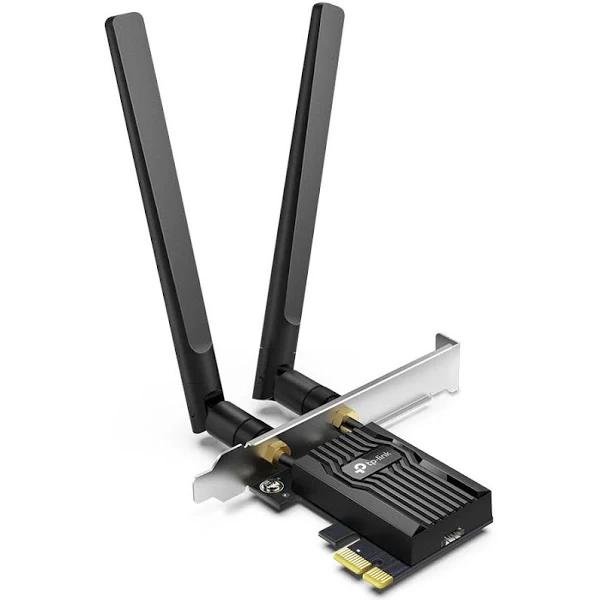 TP-Link Wifi 6 PCIe Card For Desktop PC AX3000 (Archer TX55E), Bluetooth 5.2, WPA3, 802.11ax Dual Band Wireless Adapter With MU-MIMO, Ultra-low