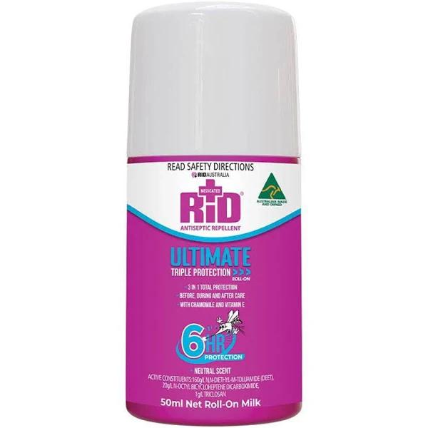 Rid Antiseptic Insect Repellent Roll On 50ml