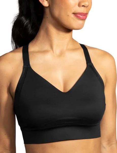 Brooks Interlace Sports Bra Women's Black DDE