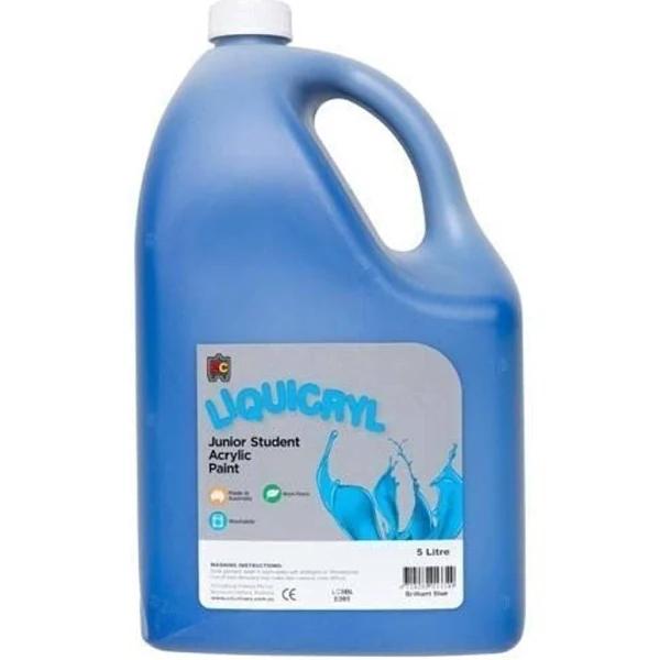 EC Liquicryl Paint 5 Litre Brilliant Blue