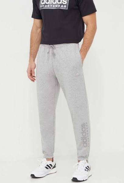 Adidas All SZN Fleece Graphic Pants Grey XL - Men Lifestyle Pants