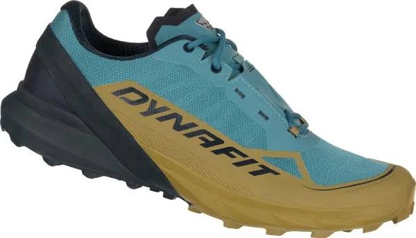 Dynafit Ultra 50 Trail Running Shoes Green Khaki Blue Black - 44.5