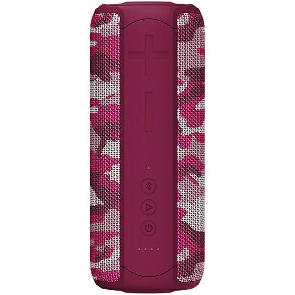 Sonictrek Go XL Smart Bluetooth 5 Portable Wireless Waterproof Speaker Pink Camo