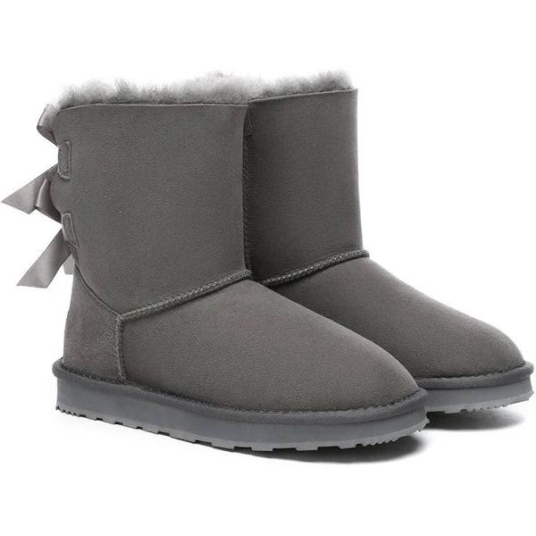 Urban UGG Urban Short Back Bow | Double Faced Sheepskin Upper - Women - UGG Boots