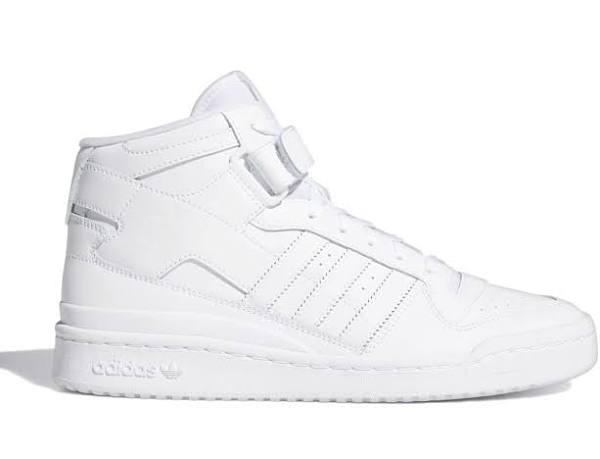 Adidas Forum Mid 'Triple White' Sneakers | Men's Size 11