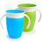 Munchkin Miracle 360 Trainer Cup, green/blue, 7 oz, 2 Count