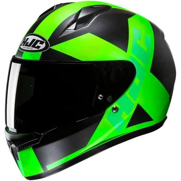 HJC C10 Tez Helmet Green Fluo