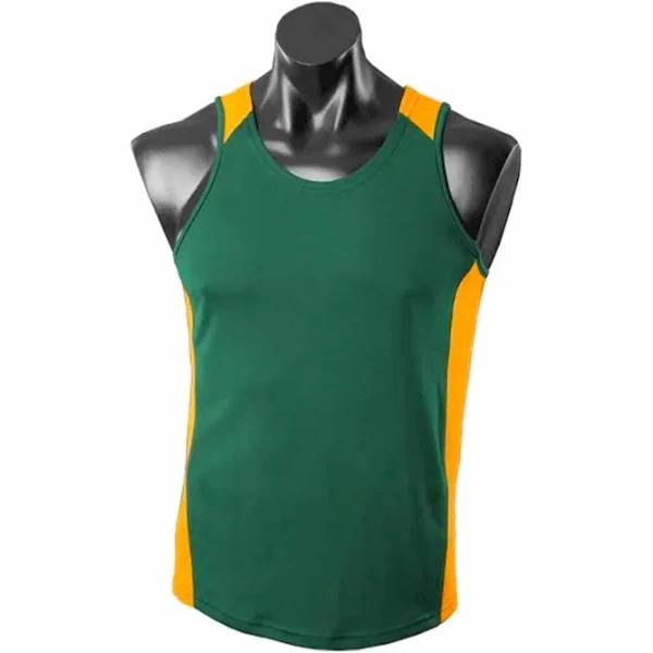 Premier Mens Singlets Bottle/Gold / S