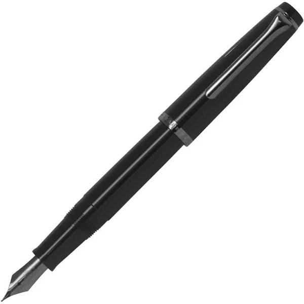 Sailor Lecoule Collection Fountain Pen - All Black - MF