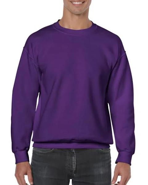 Ultrasoft Heavyblend Crew Neck Sweatshirt for Adults Purple - Gildan GD056 - Size XL