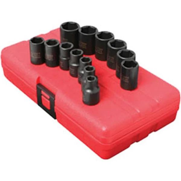 Sunex 3358 3/8" Dr. 13 Pc. Metric Impact Socket Set