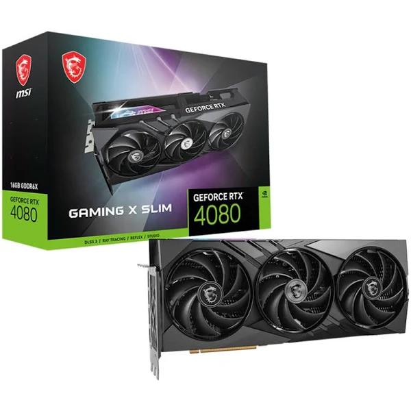 MSI GeForce RTX 4080 16G Gaming x Slim Graphics Card GeForce RTX 4080 16G Gaming x Slim - GeForce RTX 4080