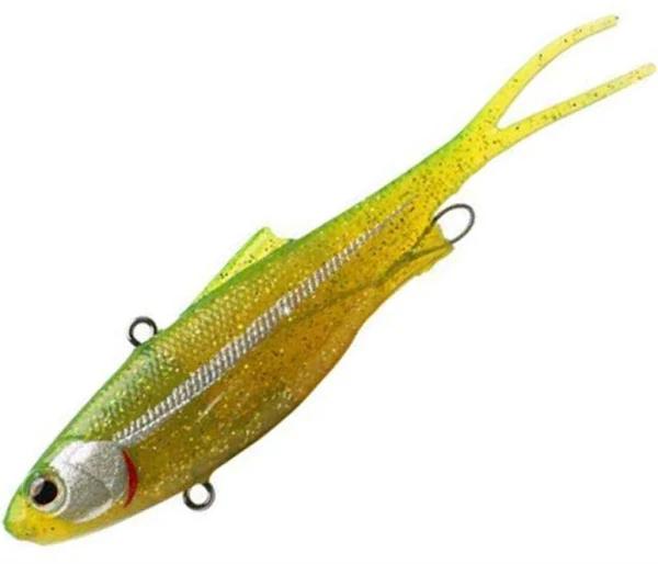 Samaki Vibelicious Fork Tail Soft Vibe 70mm / Midori Mullet UV