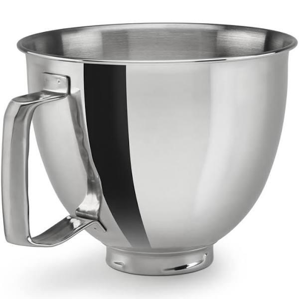 KitchenAid KSM35SSFP Polished Stainless Steel Bowl With Handle, Metallic