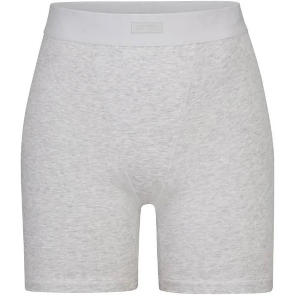 SKIMS Women's Boxer | Light Heather Grey | Boyfriend | S | Small