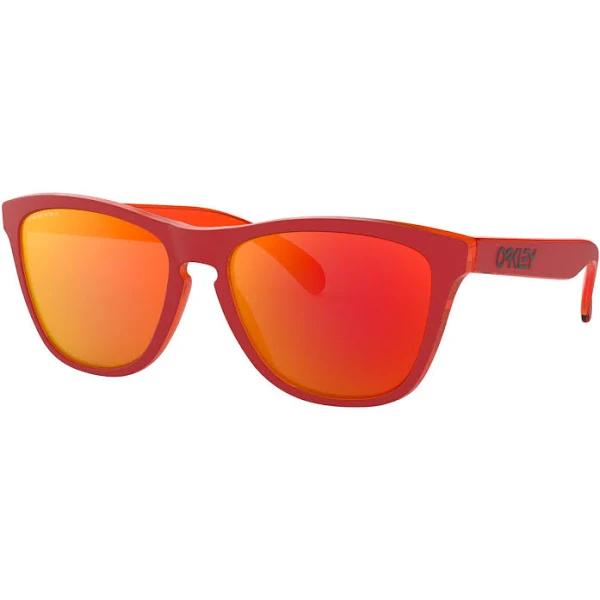 Oakley Frogskins Sunglasses OO9013-E055 Matte Red | Prizm Ruby Lens