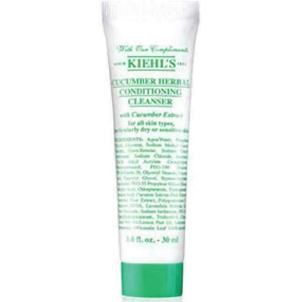 Kiehl S Cucumber Conditioning Cleanser 30 Ml 1 Fl Oz.