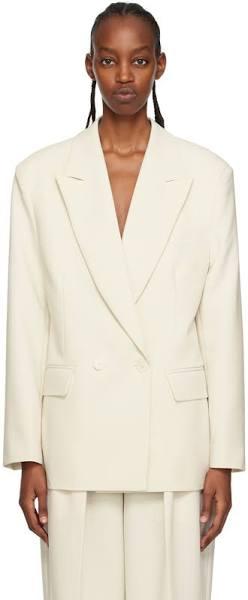 The Frankie Shop Off-White Corrin Blazer