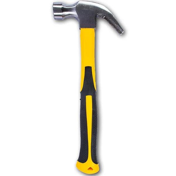 Handy Hardware Claw Hammer Steel All-Purpose Soft Grip Strong Performance 700g