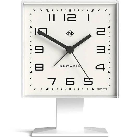 Newgate Victor Alarm Clock - Pebble White