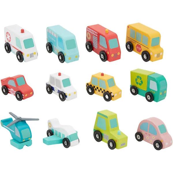 Kmart Wooden Small Vehicle-Assorted