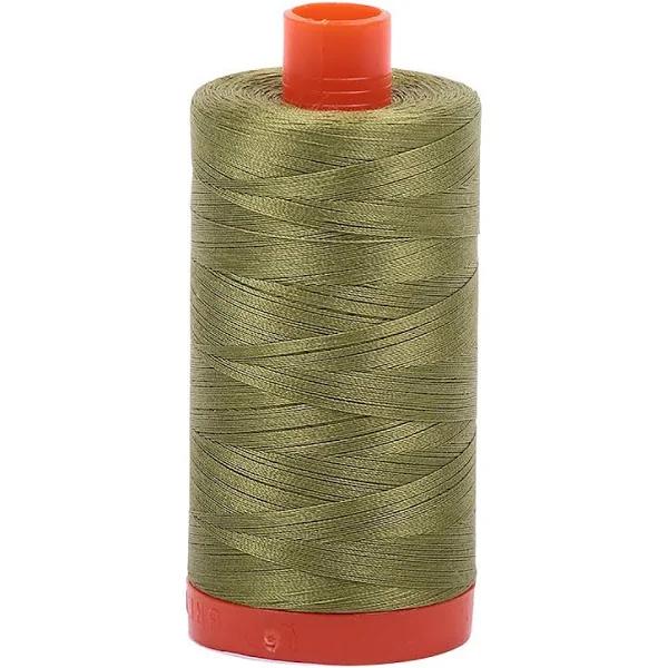 Aurifil Mako Cotton Thread Solid 50wt 1422Yds Olive Green