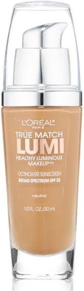 L'Oreal Paris True Match Lumi Healthy Luminous Makeup, N7 8 Classic Ta