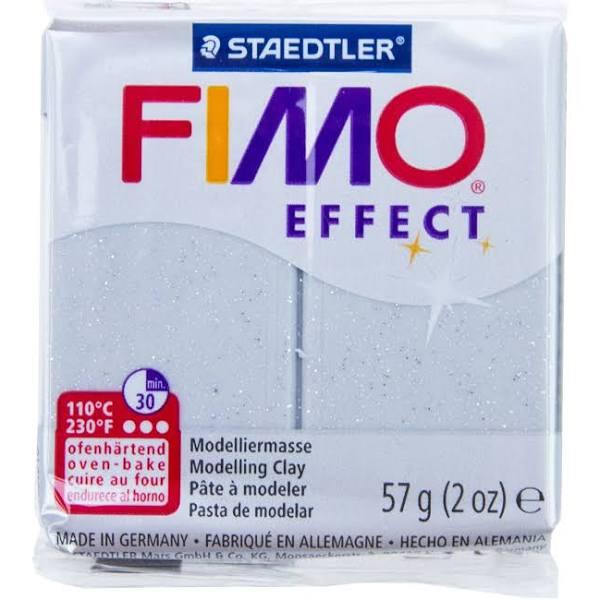 Fimo Effect Polymer Clay 56g Glitter Silver