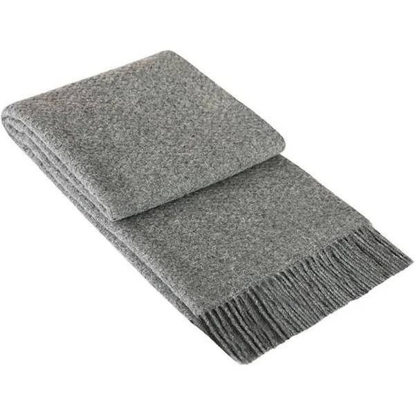 Soho Throw - Wool Blend - Grey