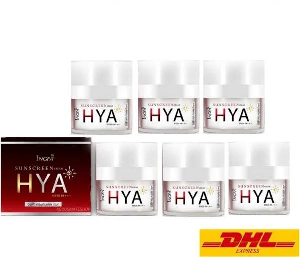 6x Ingfa Sunscreen Cream Hya Sun Protect Spf 50 Pa +++ Conceal Nourish