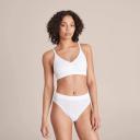 Pointelle Crop Top - Lily Loves | White | Size 18