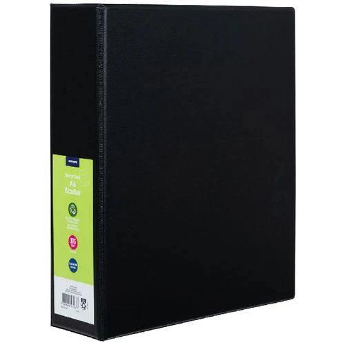 J.Burrows A4 Binder 2D 50mm Black