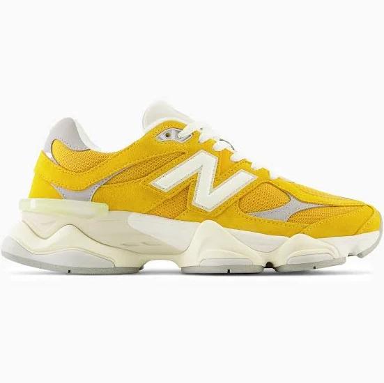 New Balance Unisex 9060 Varsity Gold/Rain Cloud/Angora - Size 8.5