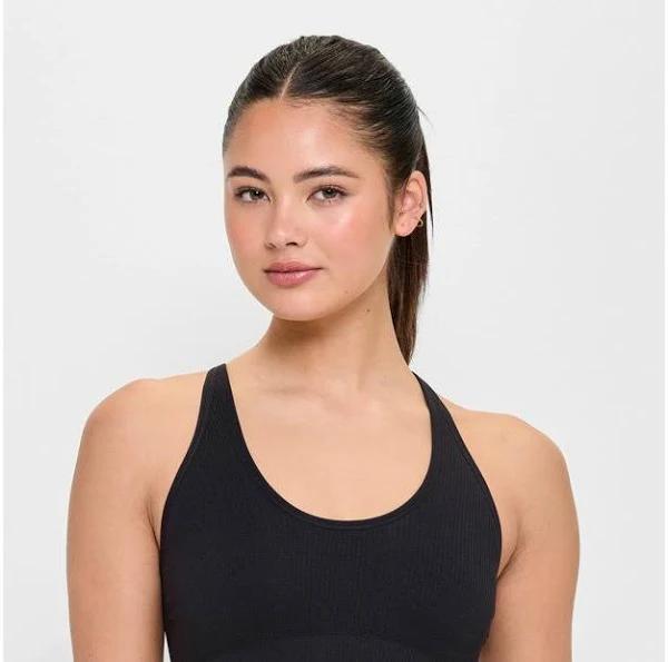 Ribbed Strappy Back Crop Top - Lily Loves