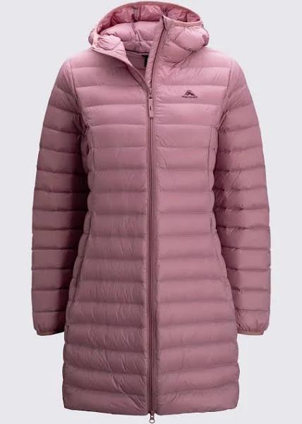 Macpac Uber Light Hooded Down Coat Women's | Colour: Nostalgia Rose/Pink/Purple