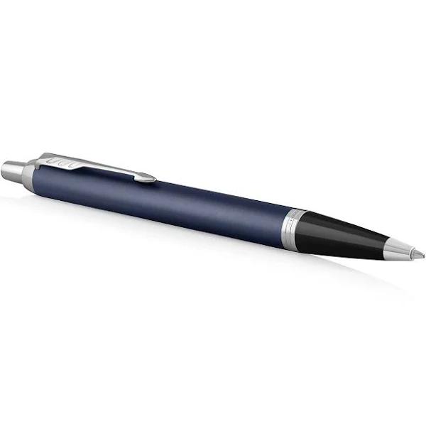 Blue/Chrome Parker Im Ballpoint Pen